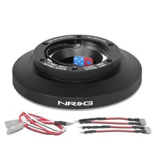 Nrg Bmw E46 3-series Steering Wheel 6-hole Racing Short Hub Adapter Kit Srk-e46h