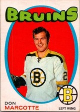 VINTAGE HOCKEY CARD 1971-72 OPC O-Pee-Chee  Don Marcotte Boston Bruins NO1764