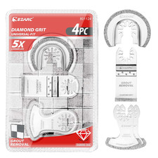 Diamond Multi-Tool Blade Set, Multitool Grout Removal Blades Precise For