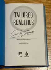 ✎✎SIGNED 1st Print/Ed✎✎ Tailored Realities by Brandon Sanderson NEW
