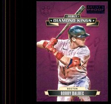 2021 Debut Diamond Kings Artist Proof Blue Bobby Dalbec Boston Red Sox #4