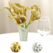 20 pcs 14" tall Poly Foam Calla Lily Flowers Single Stems Wedding Centerpieces