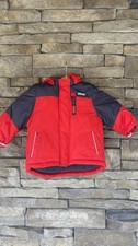 OshKosh Bgosh Jacket Boys 18m Red Puffer Fleece Lined Winter Coat Zip Pockets