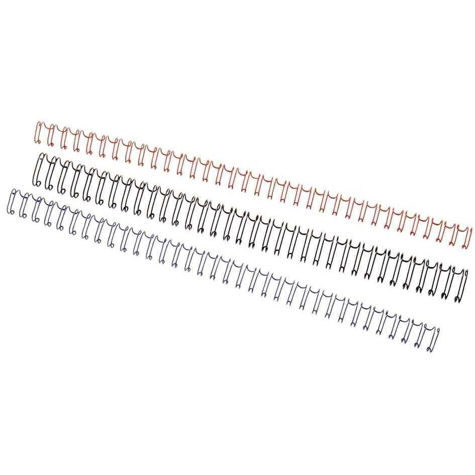 GBC MultiBind peignes metalliques A4 de 10mm pour reliure de dossiers