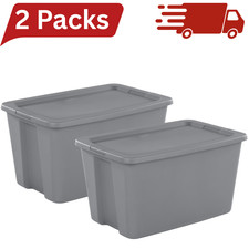 Sterilite 30 Gallon Storage Bin w/ Snap-On Li...