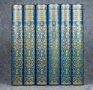 1961 GANZLEDER 1001 Nacht MÄRCHEN Insel Verlag Leder Tausendundeine Nacht