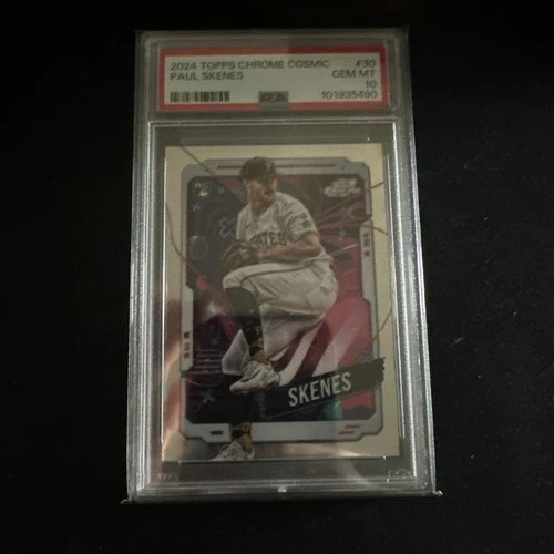 PAUL SKENES 2024 TOPPS CHROME COSMIC #30 - PSA 10 - PIRATES (RC) ROOKIE