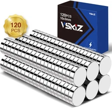 Refrigerator Magnets, 120 Pcs Rare Earth Magnets, Neodymium Fridge Magnet Whi...