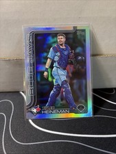 2025 Topps Update Series #US91 Tyler Heineman Rainbow Foil Toronto Blue Jays