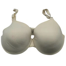 Warners Womens Sz 38C Cream Colored Lightly Lined T Shirt Bra Style 01593