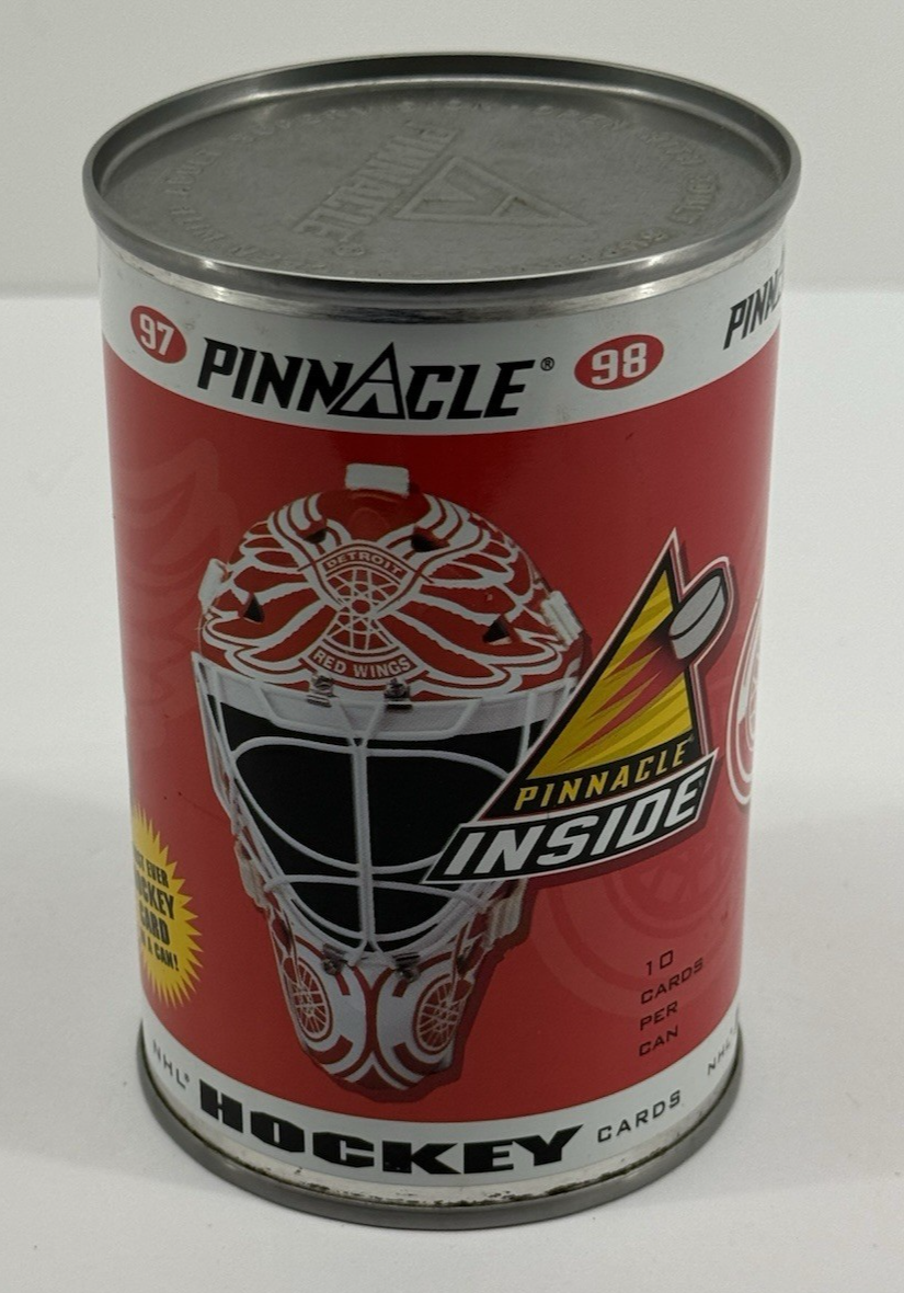 Mike Vernon 1997-98 Pinnacle Inside NHL Promo Can unopened