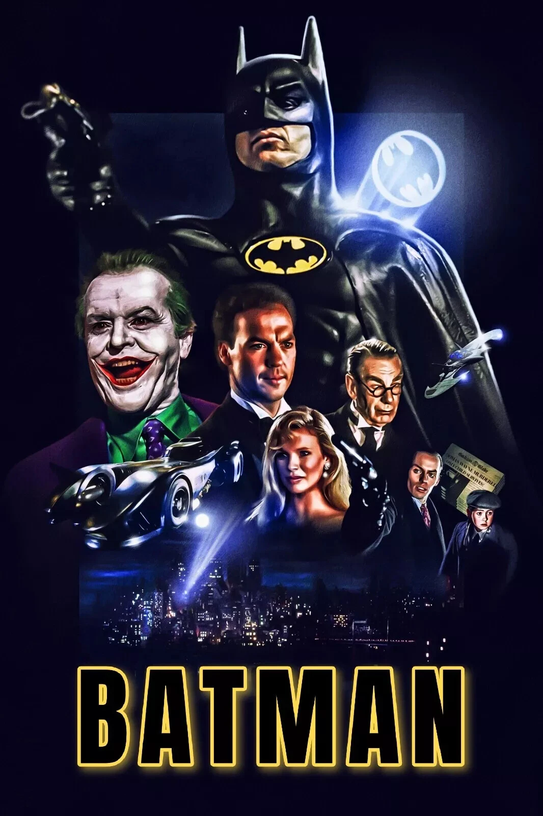 Batman 1989 Movie Poster Wall Art