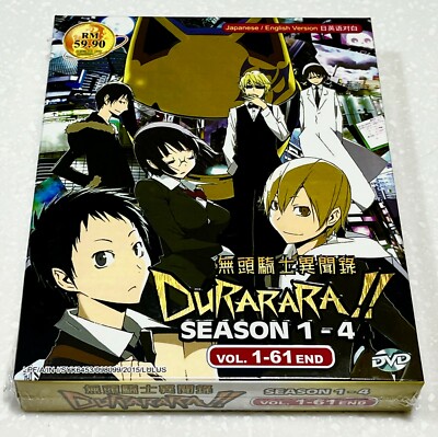 Durarara!! (Staffel 1-4: VOL.1 - 61 Ende) ~ Alle Regionen ~ Englisch synchron...