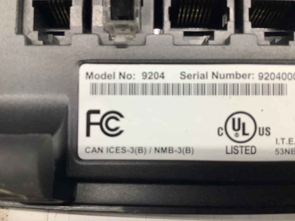 Allworx 9204 4 Button Display VOIP phone and handset only - Image 3 of 3