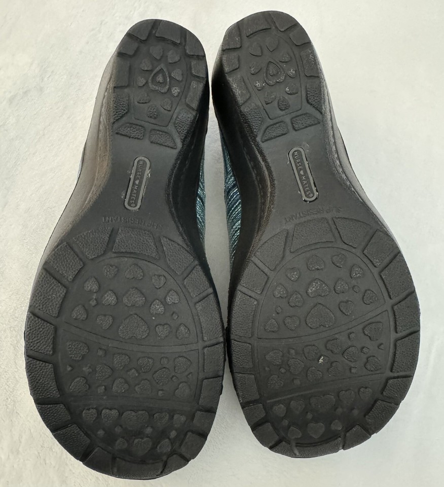 Nurse Mates 6.5 M Bryar Leather Pillow Top Professional Comfort Shoes