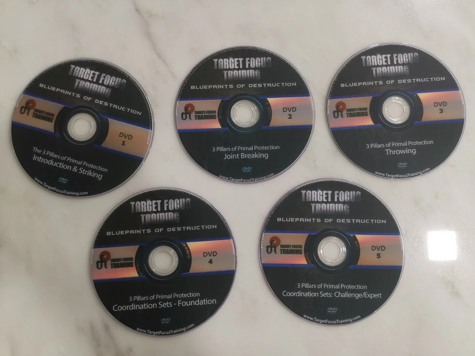 BRAND NEW Target Focus Training Self Defense 5 DVD set Blueprints Of Destruction - Image 3 of 4