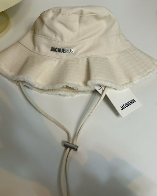 Jacquemus Le Bob Artichaut Bucket Hat Off White /