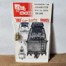 Electrical Generator  Underfloor Mount for Passenger Car Brass Cal Scale 190-348