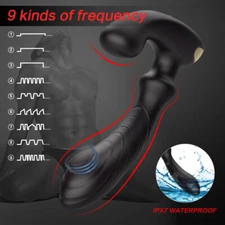 Powerful Prostate Massager Dual Motor Male Waterproof-Vibrators-USB-Rechargeable