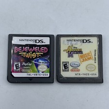 Bejeweled Twist & Hannah Montana Music Jam (Nintendo DS) CART ONLY Tested Works