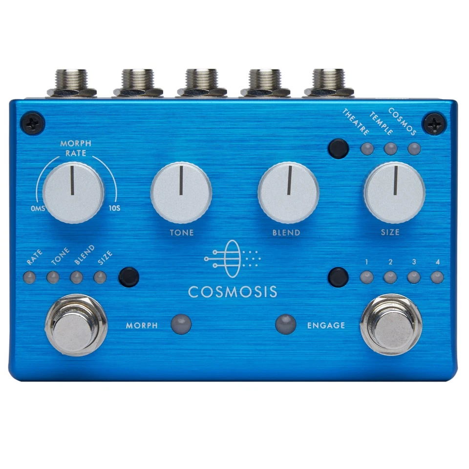 New Pigtronix Cosmosis Stereo Ambient Morphing Reverb Guitar Effects Pedal - Image 2 of 4
