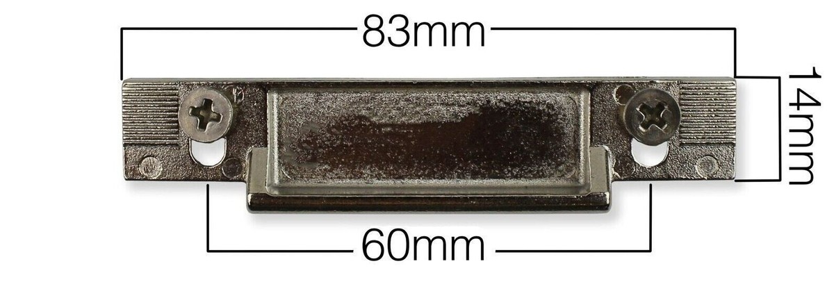 Avocet Upvc Door Centre Latch And Deadbolt Keep Striker Plate - Foto 2