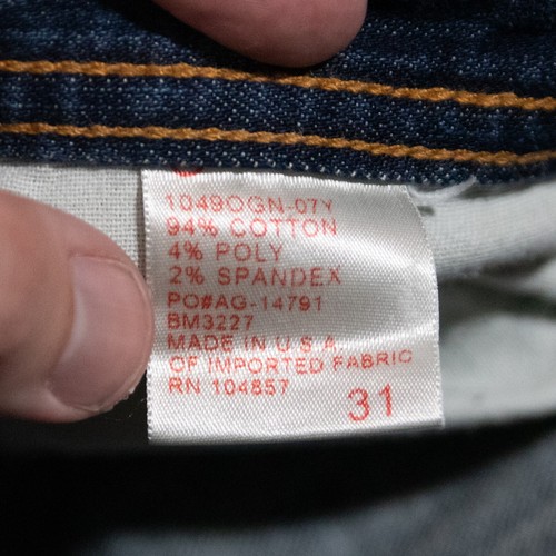 AG Adriano Goldschmied Men's Protege Straight Leg Blue Jeans 31x33 Made in USA - Picture 4 of 7