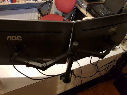 Tilt Swivel Ergonomic Desk Mount 
