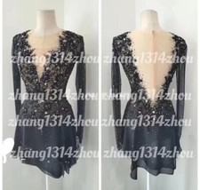 654.Figure skating show suit Custom skating competition suit