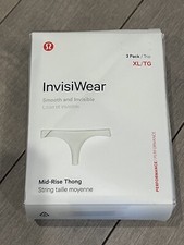 3 Pack Lululemon InvisiWear Trio Thong Underwear XL 48 Ocna/schi/glsc