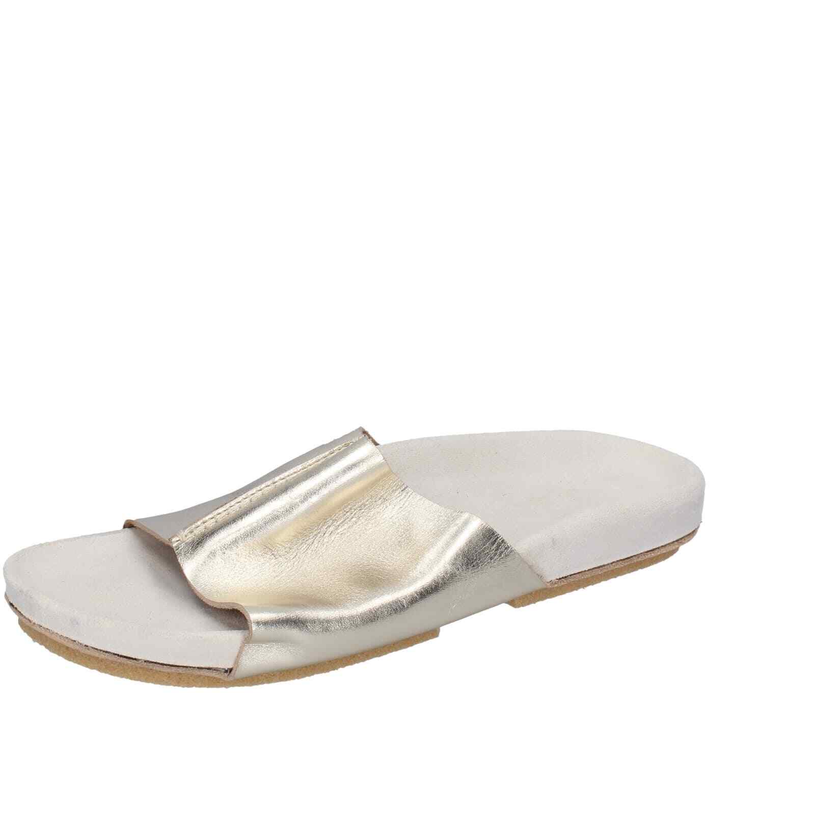 Женская обувь MOMA 6 EU 36 босоножки из золотистой кожи и платины BC69-36 31290₽