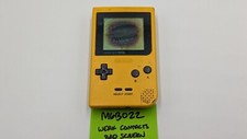 Nintendo Game Boy Pocket Handheld Console System Yellow - WORKS - FREE SHIP