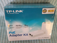 TP Link PoE Adapter Kit/Model TL-POE200 100 Meter