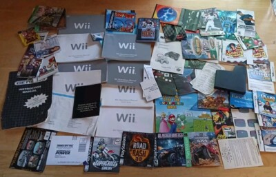 Big 45+ Game Paperwork LOT N64 And More( POSTERS AND MORE) 