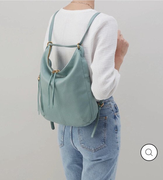 Hobo NWT pale Green Merrin Backpack Convertible Bag | eBay display picture 3