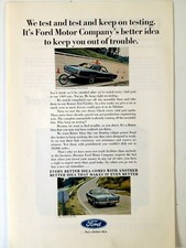 1969 Ford Ltd Print Ad Romeo Test Facility