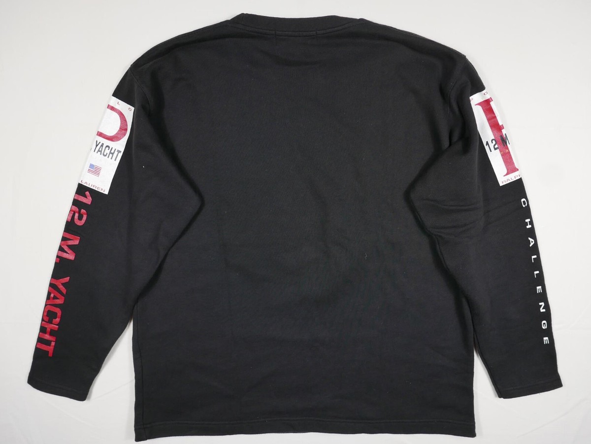 Ralph Lauren Polo Sport Sweatshirt Crewneck Sailing 12 M Yacht