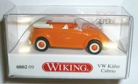 Wiking 080209 Vw KäFer Cabrio 1969 - 1974 Orange 100 Jahre Sieper 1:87 Spur H0