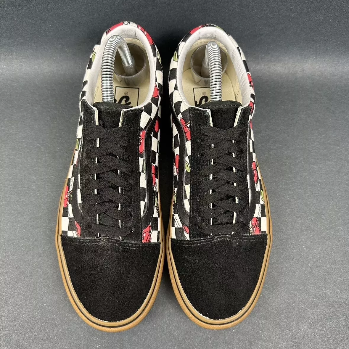 vans cherry checkerboard old skool