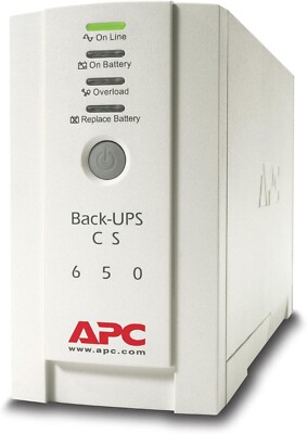 APC Back-UPS CS 650 BK650EI 230V 400W 650VA RS-232 USB