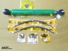 Lva14158 For John Deere Track Rod Hydraulic Cylinder-oem With Hoses+oring+stud