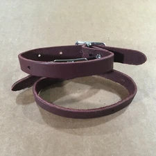 Stirrup Hobbles - Straight - Burgundy Latigo - 1 Pair (F562)