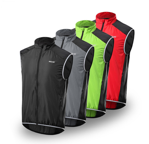 GILET BICI CICLISMO ANTIVENTO ANTIPIOGGIA SMANICATO RUNNING SPORTIVA TG. S  - XXL | eBay
