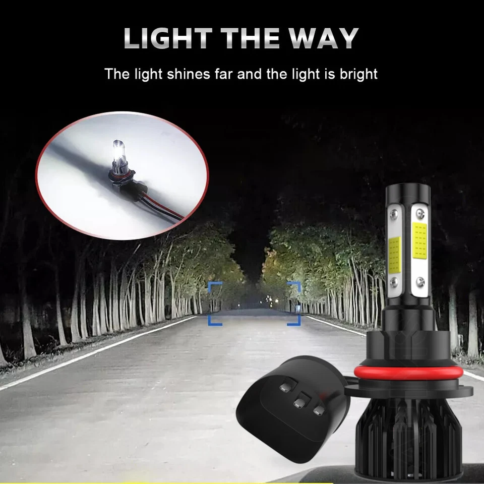 For Ford E-350 Econoline 1992-2007 2x LED Headlight High-Low Beam Combo Bulb - Image 3 of 4