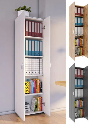 VCM Büroschrank Bücher Ordner Aktenschrank Ulas 5fach