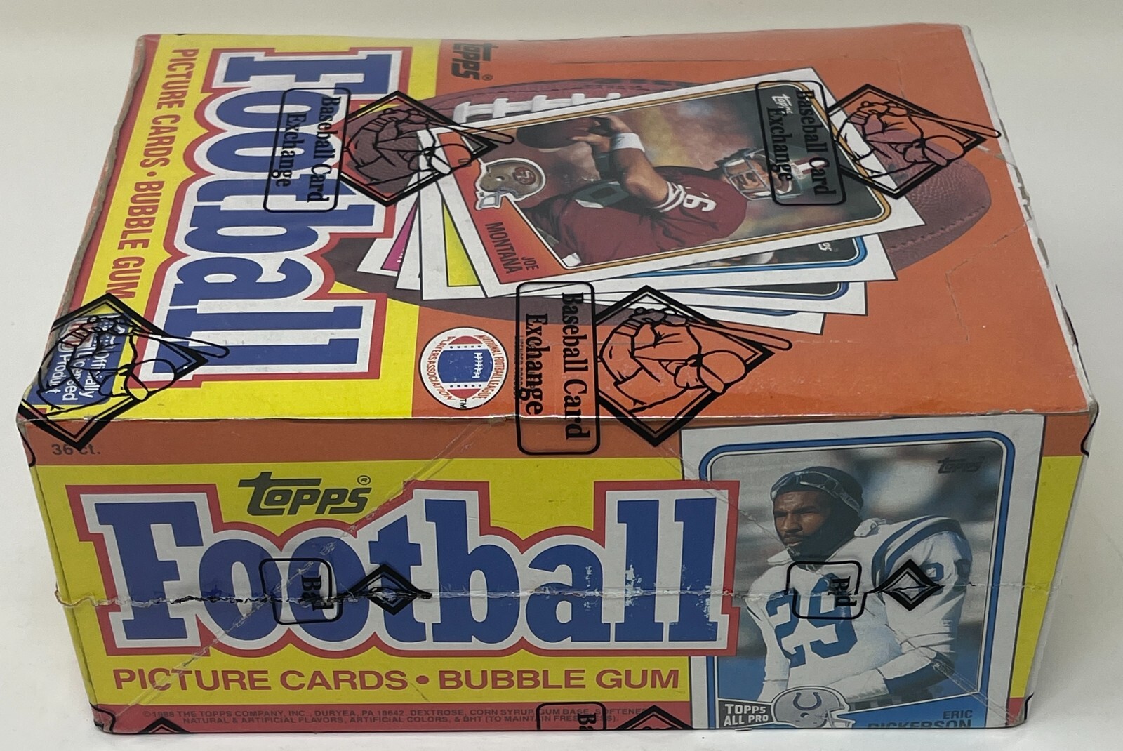 1988 TOPPS NFL Football Card BOX 36 Unopened Wax PACKS Sealed BBCE Wrapped eBay