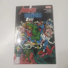 Avengers Defenders War, Marvel Paperback by Englehart, Brown, Buscema