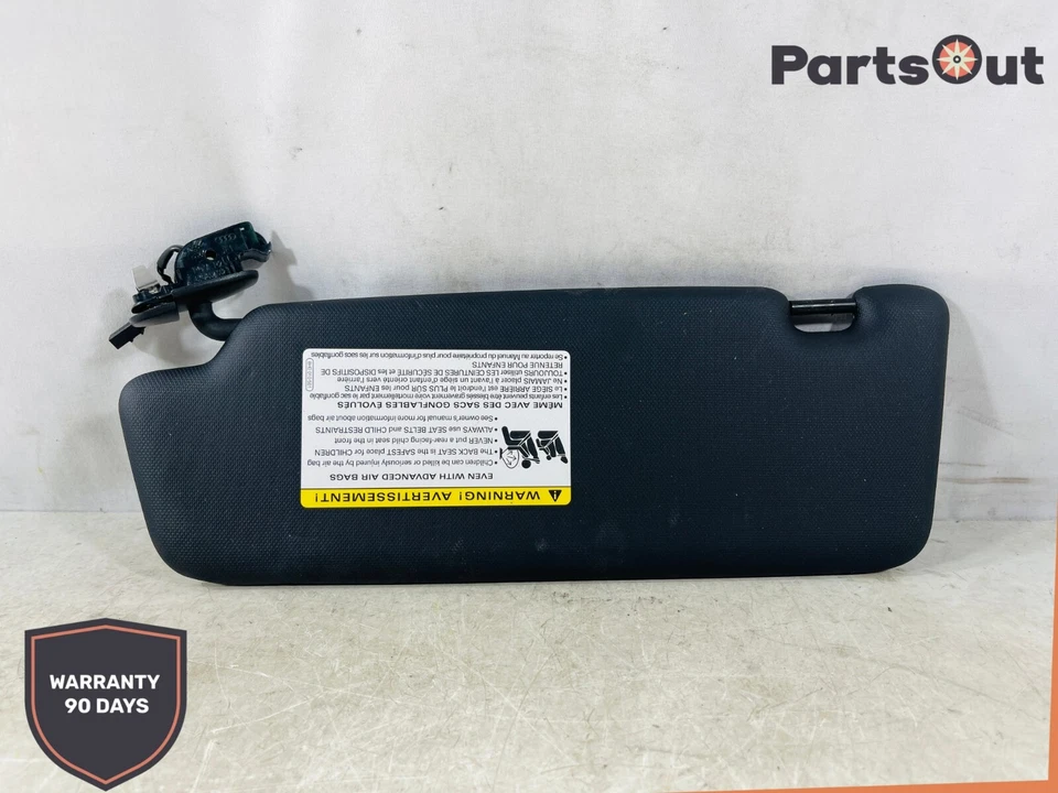 Viseira solar lateral direita para passageiros Audi A4 2009-2016 8K0857552 fabricante de equipamento original - Imagem 4 de 4