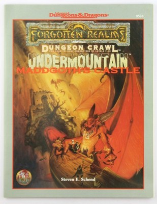 AD&D Dungeon Crawl Maddgoth's Castle Undermountain Schend ORIGINAL