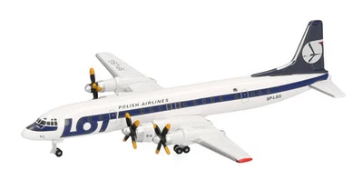 HERPA - Avion de ligne commercial – ILYUSHIN IL-18 LOT Polish Airlines - 1/50... - Photo 1/4